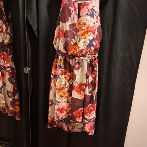 Mile Gabrielle Chic Floral High Low Dress